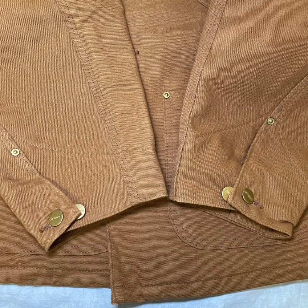 NOS‎ Vintage Carhartt 6BLC Chore Coat 2XL 52R Blanket Lined Brown Duck USA - Picture 9 of 16